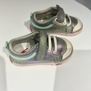 See Kai Run rainbow shimmer shoes (size 6)